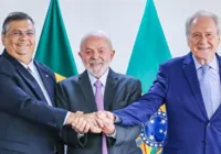 Lewandowski e Dino fazem primeira reunião no Ministério da Justiça