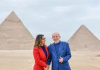Lula e Janja aproveitam folga para visitar pirâmides do Egito