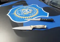 Menor é apreendido com facas no Pelourinho