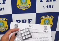 PRF autua caminhoneiro com drogas para retardar o sono