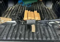 Polícia apreende fuzis em ação que teve como alvo líder de facção