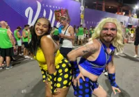 Primeiro dia de folia tem ‘loira e morena’ do Tchan no circuito Dodô