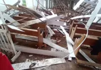 Teto de igreja desaba em Minas Gerais e deixa 80 feridos