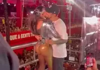 Vídeo: Caio Castro e Alinne Rosa dão beijão; ator nega romance