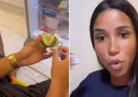 Vídeo: casal de influencers baianos encontra "simpatia" na geladeira