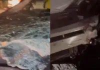 Vídeo: grave acidente deixa veículos destruídos na Estrada da Cetrel