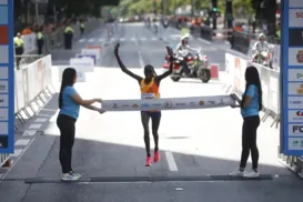 "Prova muito forte", avalia queniana vencedora da São Silvestre - Imagem