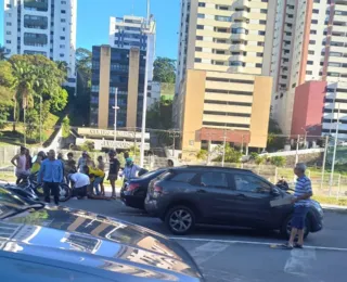 Acidente causa congestionamento na Av. ACM, em Salvador