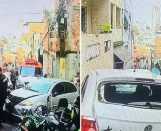 Acidente envolvendo dois carros em Cosme de Farias deixa um ferido