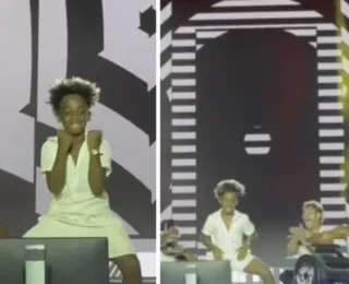 Assista: menino de 7 anos sobe ao palco e mete dança no show de Ivete