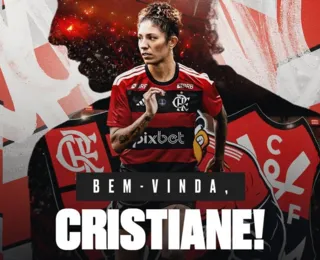 Atacante Cristiane é anunciada pelo Flamengo