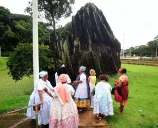 Atividade na Pedra de Xangô marca luta contra a intolerância religiosa