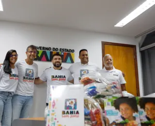 Bahia Sem Fome recebe doação de 1 tonelada de alimentos