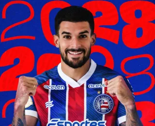 Bahia amplia contrato de Cauly e renova com o jogador até 2028