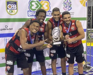 Basquete: Vitória conquista medalha de prata no Brasileiro 3x3