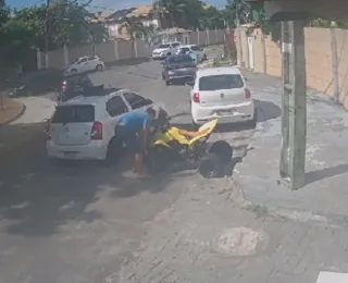 Câmera flagra furto de quadriciclo em Itacaré; veja