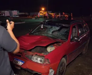 Câmeras flagram momento exato que empresário é atropelado na Bahia