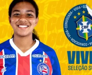Canarinha: Jogadora do Bahia é convocada para a seleção sub-17
