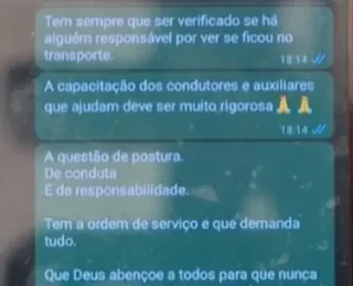 Creche alertou motoristas sobre cuidados antes de morte em van