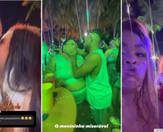 Cristian Bell é flagrado beijando cinco mulheres na Farofa da Gkay
