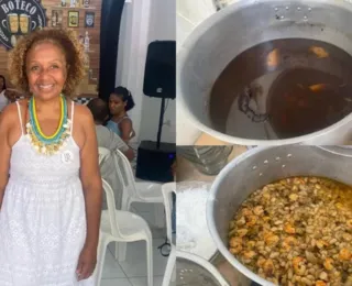 Devotos provam feijoada de frutos do mar na Festa de Iemanjá