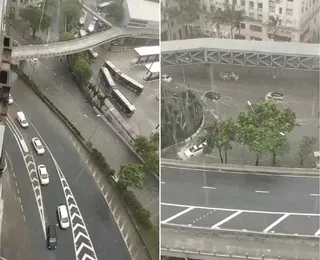 Estrutura metálica do Parque Ibirapuera cai e deixa quatro feridos