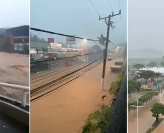 Fortes chuvas causam alagamentos em Ilhéus