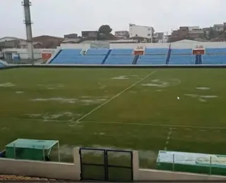 Gramado alagado preocupa o Bahia na estreia pela Copa do Brasil