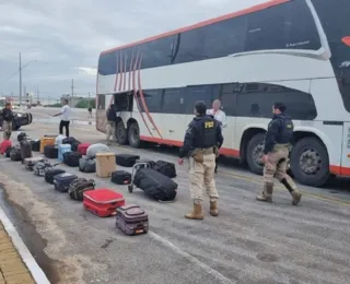 Homem é preso em ônibus tentando transportar pedras preciosas e drogas