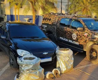 Homem é preso transportando 28 kg de maconha no interior da Bahia