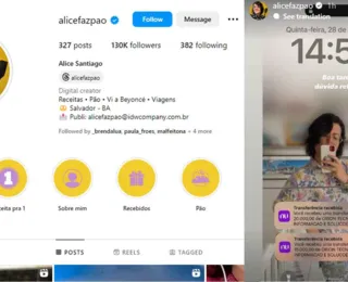 Influenciadora baiana tem conta hackeada e invasores aplicam golpes