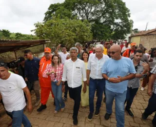 Jerônimo visita áreas atingidas pelas chuvas em Medeiros Neto