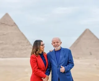 Lula e Janja aproveitam folga para visitar pirâmides do Egito