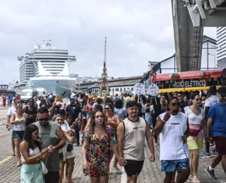 Mais de 5 mil turistas chegam de cruzeiro para o Carnaval de Salvador