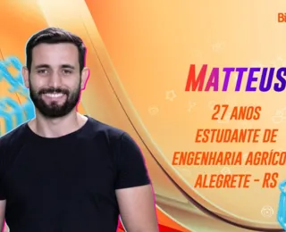 Matteus curte pagode, tem crush em Kalimann e participou do Mr Brasil