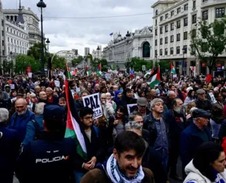 Milhares vão às ruas em Madri em defesa de cessar-fogo em Gaza