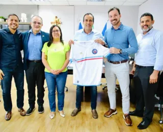 Nova direção executiva do Bahia se reúne com o prefeito de Salvador