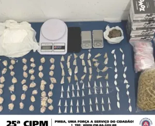 PM prende três suspeitos de tráfico de drogas em Casa Nova
