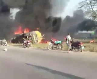 Pelo menos 40 morrem em explosão de caminhão-tanque na Libéria