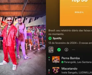 “Perna Bamba” dispara e alcança primeiro lugar no Spotify Brasil
