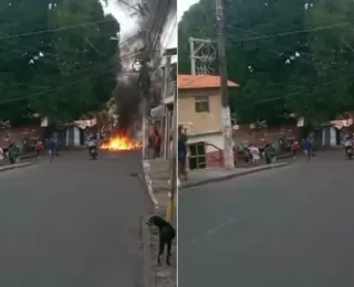 Protesto acontece no bairro do Arenoso após morte de suspeitos