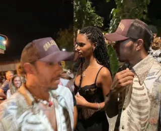 Saiba quem é a modelo brasileira vista com Lewis Hamilton