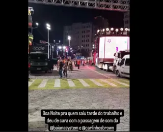 Veja o ensaio da Baianasystem com Brown para a abertura do Carnaval