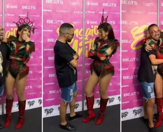 Vídeo: Anitta questiona fã que mandou fazer uma camisa “pirata”