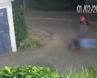 Vídeo: motoboy é assassinado na Estrada Velha do Aeroporto