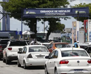 Volta para Salvador: Motoristas e pedestres enfrentam filas no ferry