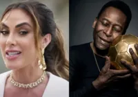 Após 1 ano e meio, Nicole Bahls descobre morte de Pelé: "Tadinho"