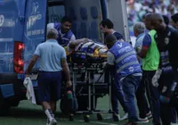 Após deixar partida de ambulância, jogador do Jequié recebe alta