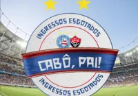 Cabô! Torcida do Bahia esgota ingressos para clássico contra o Vitória