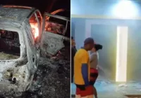 Carro usado para ataque contra banco na Bahia é localizado